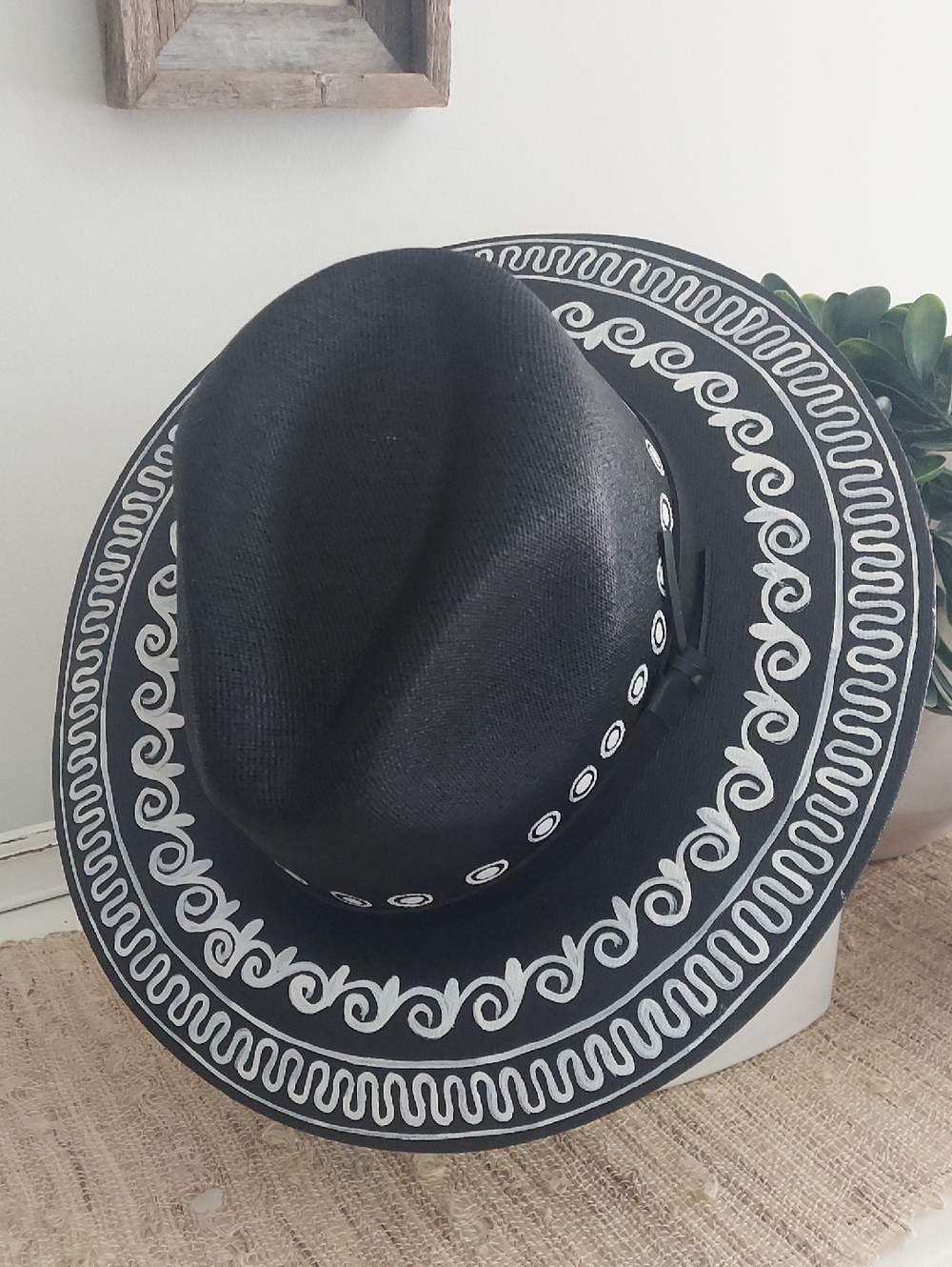 Custom Handcrafted Hat .     Summer SALE